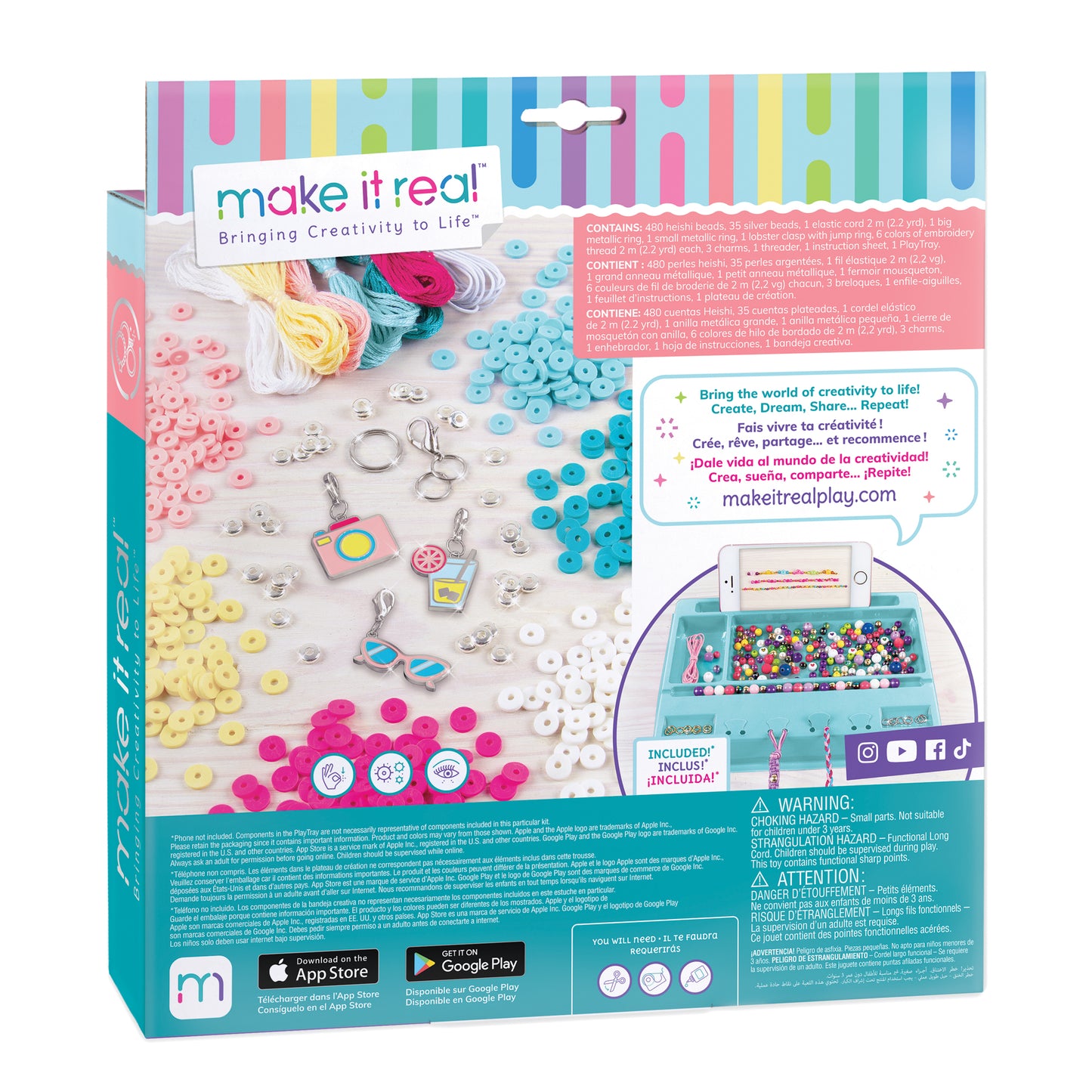 Summer Vibes Heishi Bead Set