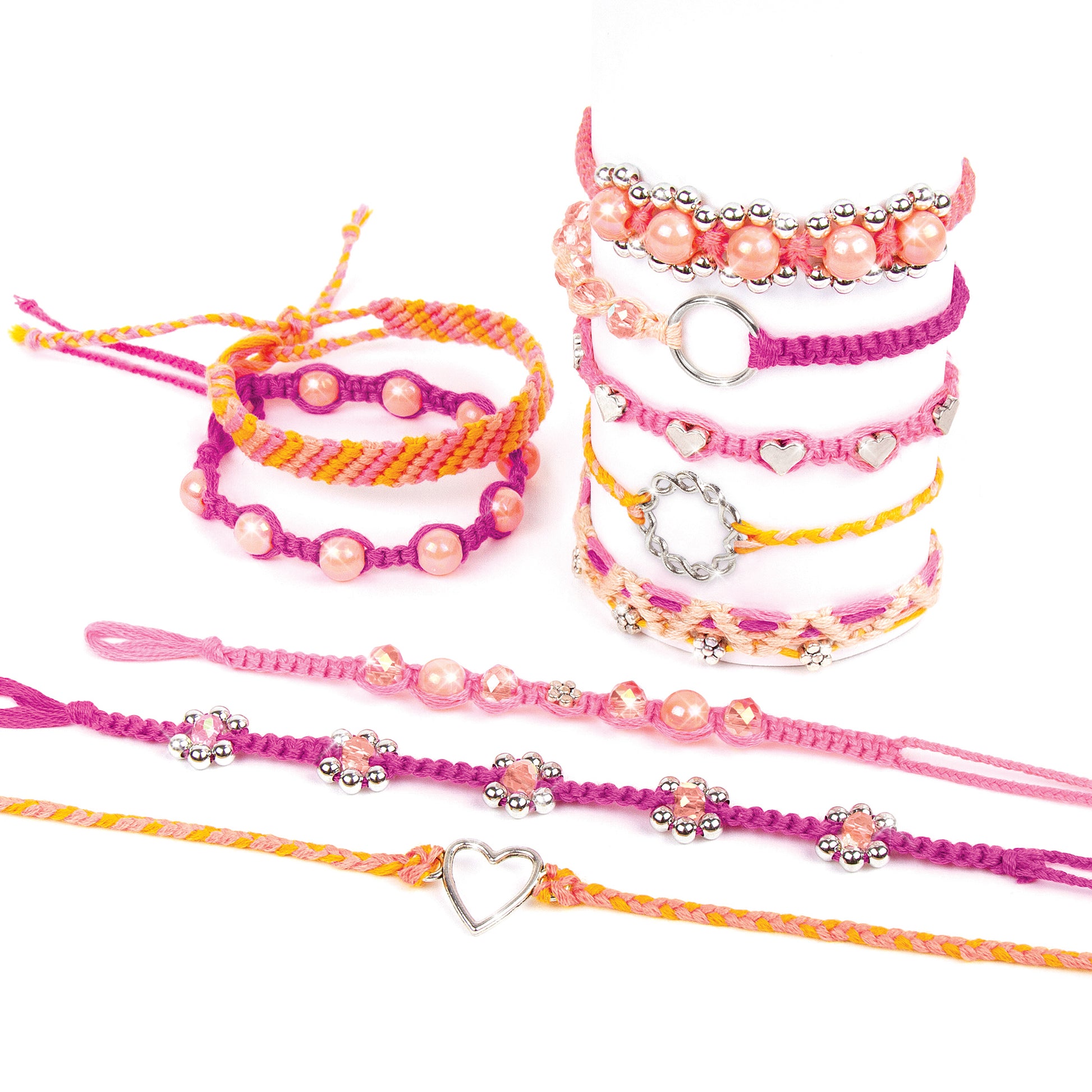 Make It Real Macrame Friendship Bracelets Do It Yourself Bracelet Kit