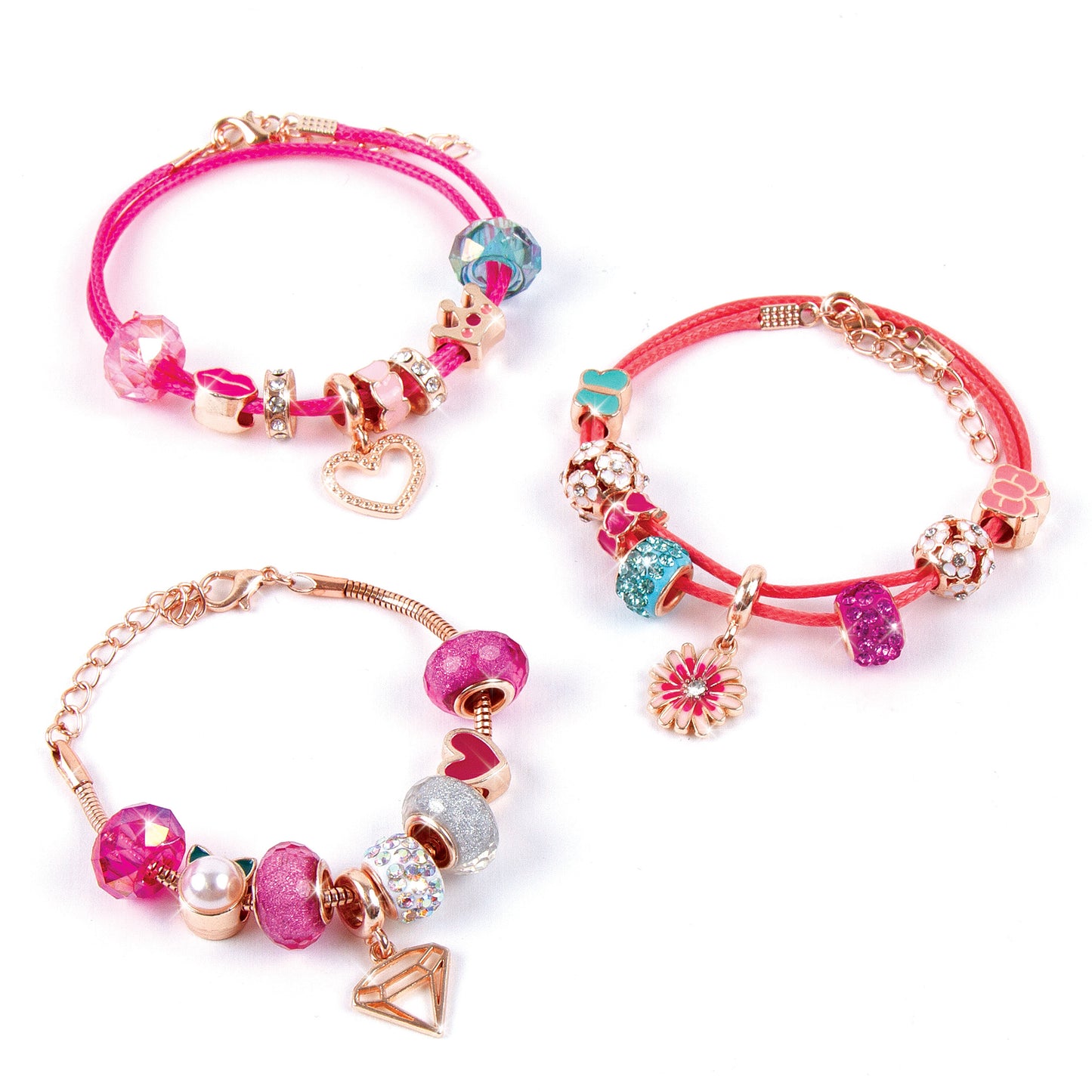 Halo Charms Bracelets: Think Pink