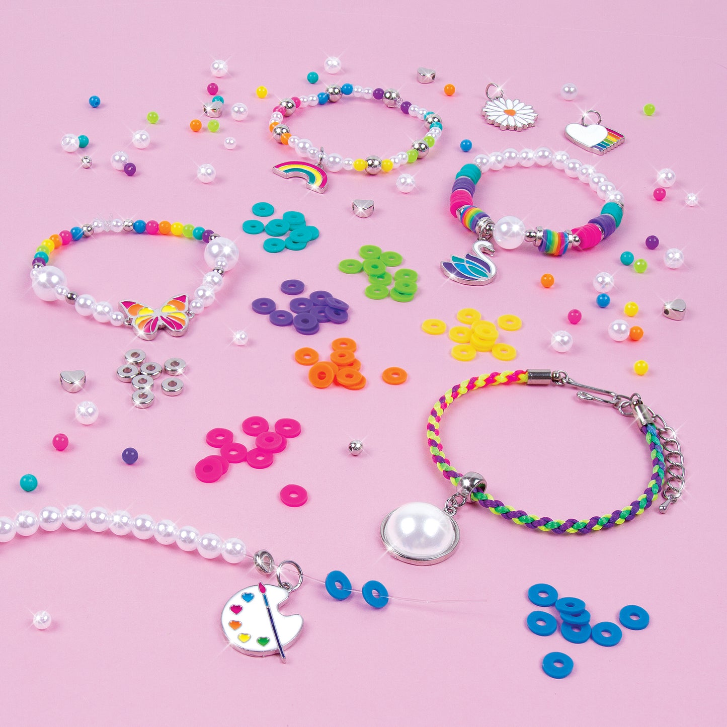 Rainbows and Pearls DIY Jewelry Kit