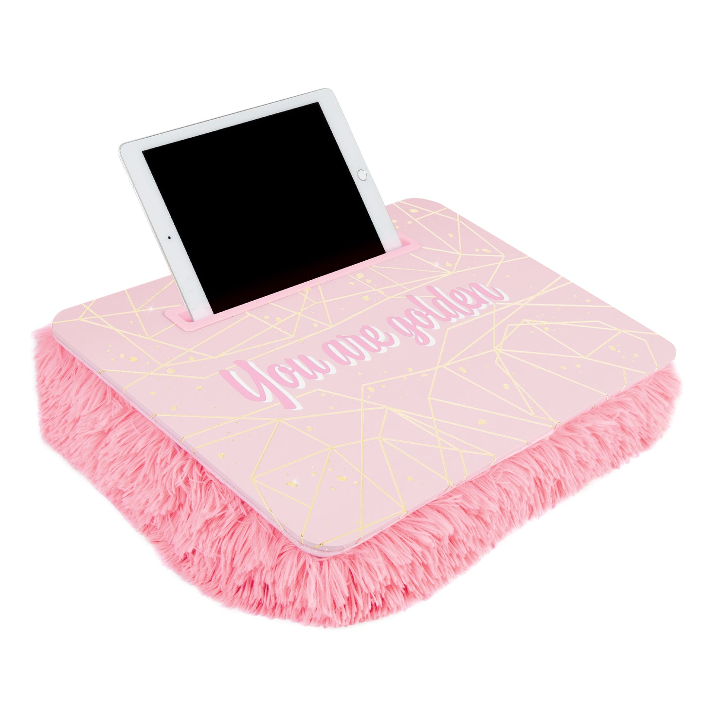 Pink & Gold Deluxe Lap Desk