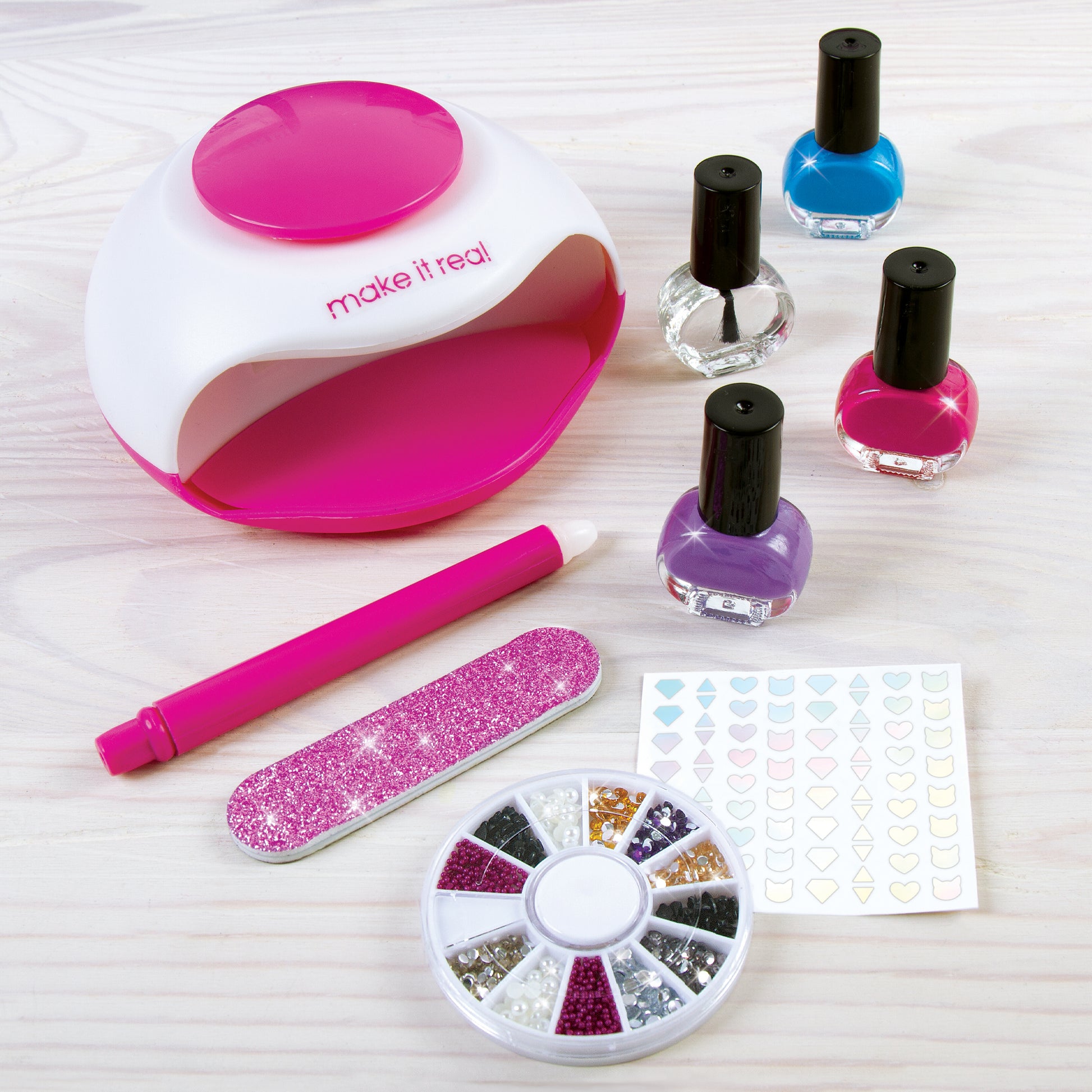 Kids Nail Polish Set for Girls, Nail Art Kits with Nail Dryer & Glitter  Nail