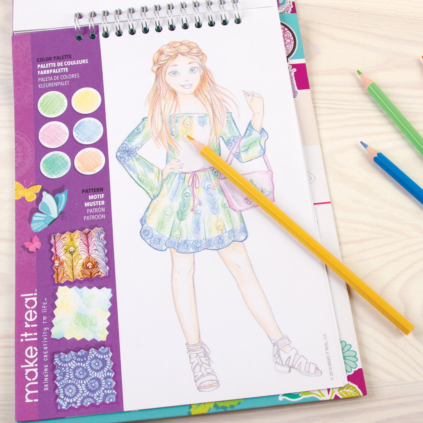 Fashion Design Sketchbook: Blooming Creativity