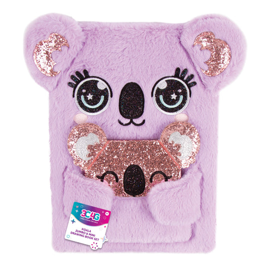 Koala Jumbo & Mini Drawing Book Set