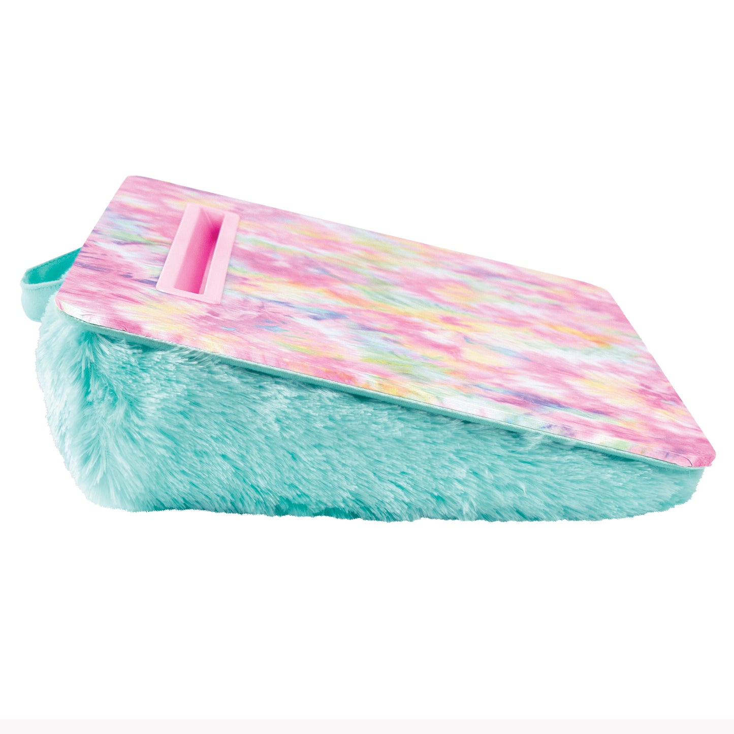 Pastel Tie Dye Faux Fur Lap Desk