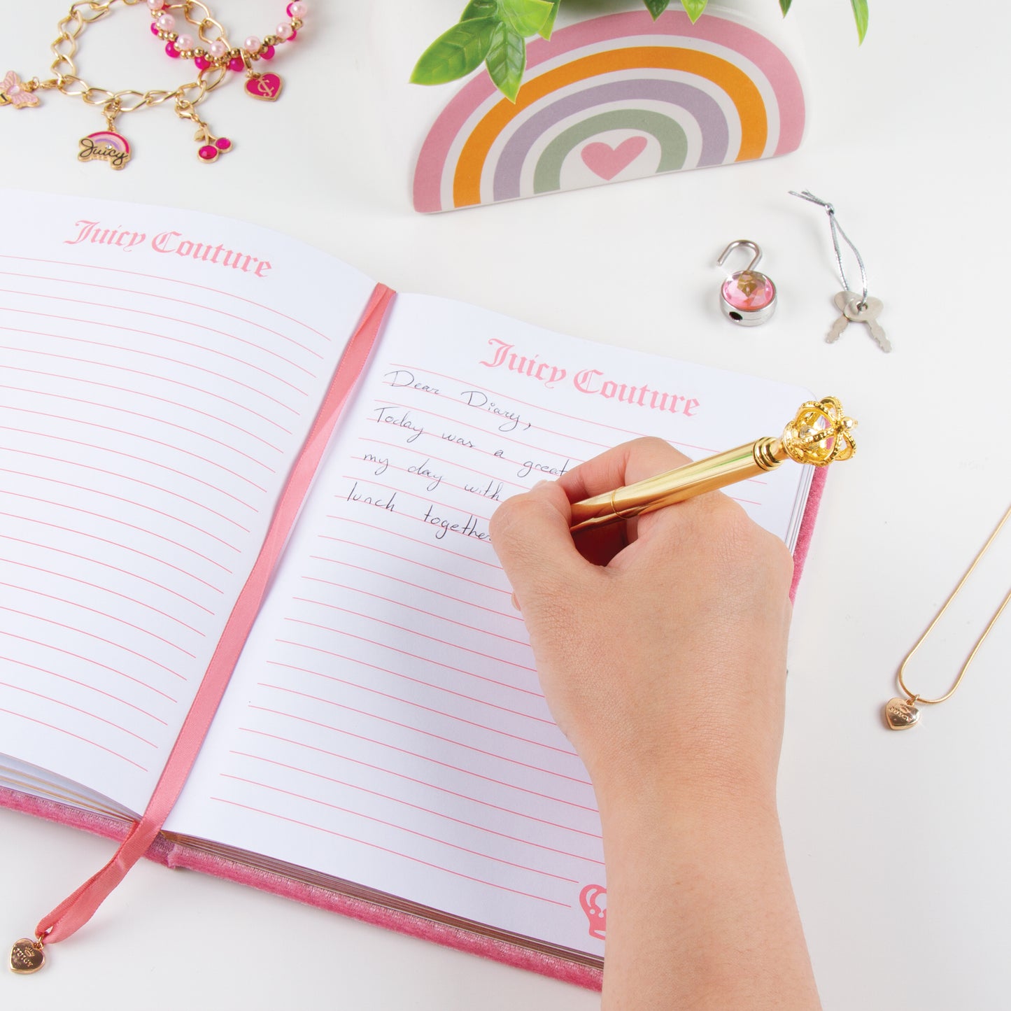 Juicy Couture™ Journal and Necklace Set